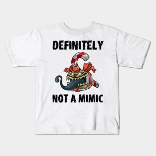 Roleplaying Mimic Creature RPG Joke Meme DM PnP Christmas Kids T-Shirt